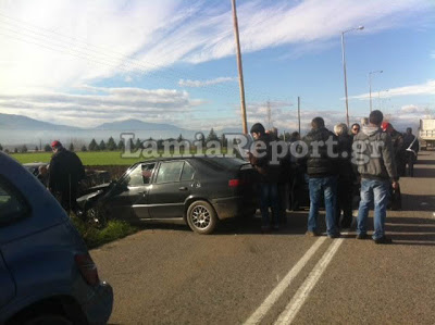 Λαμία: Σοβαρό τροχαίο στο Λειανοκλάδι - Φωτογραφία 2