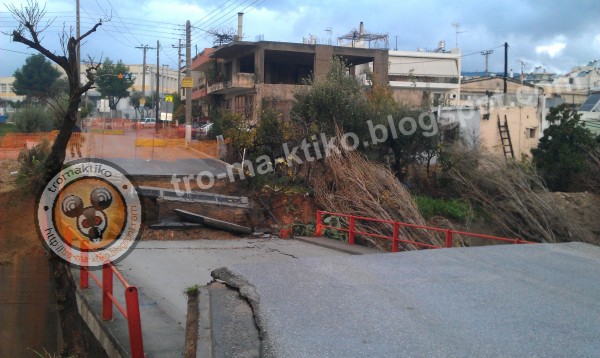 Απίστευτες καταστροφές από τη καταιγίδα που πλήττει την Αττική - Φωτογραφία 2