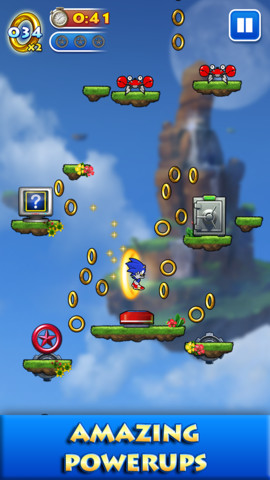 Sonic Jump™: AppStore free - Φωτογραφία 5