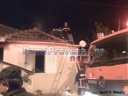 Πρέβεζα: Μεγάλη καταστροφή μονοκατοικίας από φωτιά - Φωτογραφία 2