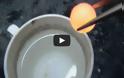 Τι θα συμβεί αν ρίξεις μια καυτή μπάλα νικελίου σε νερό; [video]
