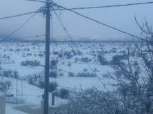 Στο έλεος του χιονιά το Οροπέδιο Λασιθίου - Δεν λειτουργεί το δίκτυο ύδρευσης - Φωτογραφία 1