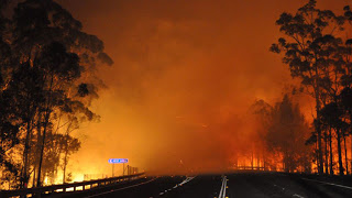 Σκληρή μάχη με τις φλόγες δίνουν οι πυροσβέστες στην Αυστραλία - Φωτογραφία 1
