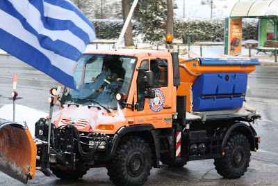 Αντιμετώπιση Χιονόπτωσης - Παγετού στο Δήμο Πεντέλης - Φωτογραφία 2