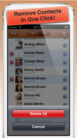Cleaner - Remove Multiple Contacts Fast :AppStore free - Φωτογραφία 7