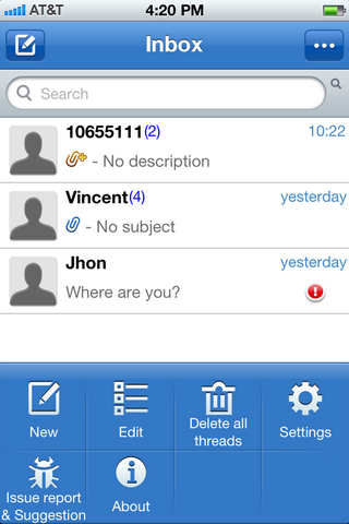 Handcent SMS: Cydia app free - Φωτογραφία 2