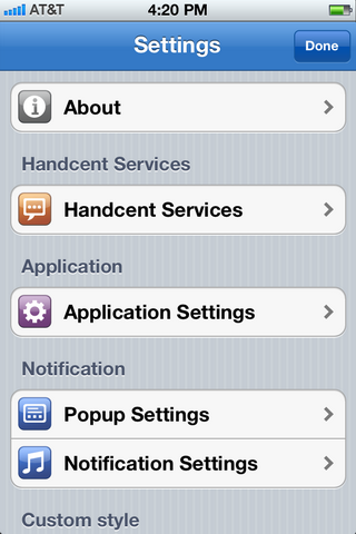 Handcent SMS: Cydia app free - Φωτογραφία 4