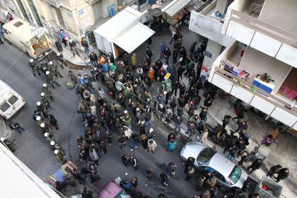 Αστυνομική επέμβαση στην κατάληψη Λέλας Καραγιάννη 37 - Φωτογραφία 3