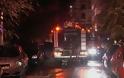 Φωτιά σε δώμα οικοδομής στη Θεσσαλονίκη