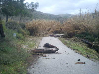 Ηλεία: Καταστροφές και αποκλεισμοί χωριών στην περιοχή της Φιγαλείας - Φωτογραφία 2