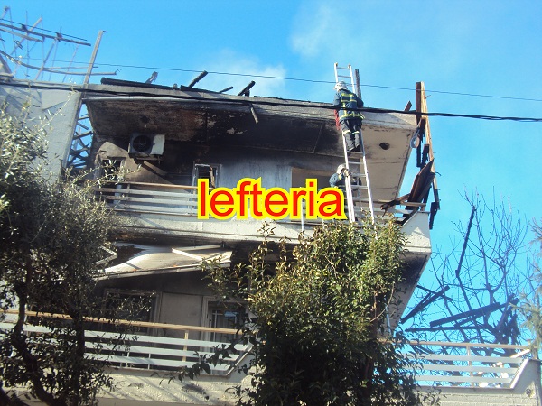 Κατερίνη : μεγάλη πυρκαγιά κατέστρεψε τριώροφη μονοκατοικία - Φωτογραφία 3