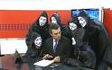 Πάτρα: Επίθεση των anonymous on air σε τηλεοπτικό σταθμό! - Δείτε το βίντεο