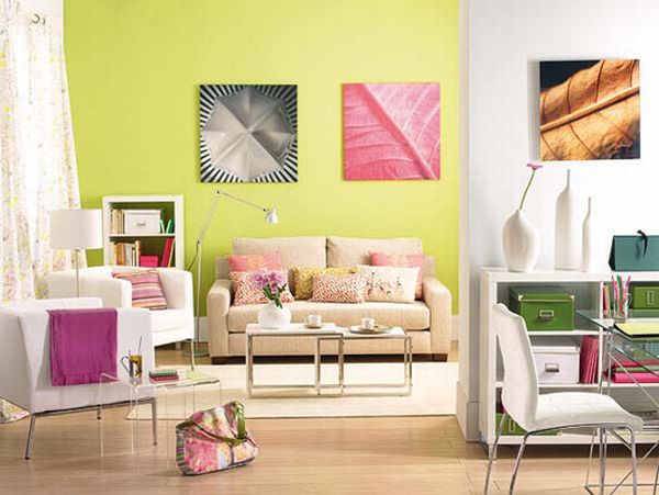 30 Ονειρικές Ιδέες σχεδιασμού για πολύχρωμα σαλόνια - Φωτογραφία 24