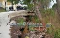 Πρέβεζα: Ξεχείλισε παραπόταμος στον Λούρο - Έπεσε ο δρόμος και υπό κατάρρευση τοιχίο στον Μύτικα - Φωτογραφία 3