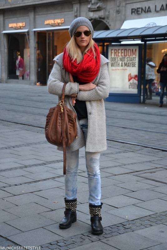 Το κόκκινο στις street style εμφανίσεις - Φωτογραφία 5