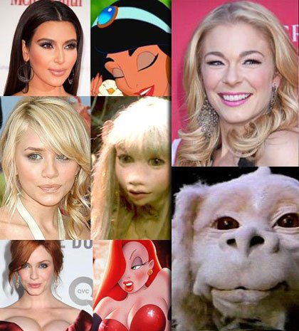 Ποιοι διάσημοι stars μοιάζουν με γνωστούς cartoon ήρωες; (photos - Φωτογραφία 1