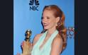 Βήμα- βήμα: Το μακιγιάζ της Jessica Chastain στις Χρυσές Σφαίρες (video)