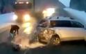 ΑΠΙΣΤΕΥΤΟ ΒΙΝΤΕΟ από τη Ρωσία: Βρέφος εκσφενδονίζεται από αυτοκίνητο και διασώζεται πριν το χτυπήσει νταλίκα