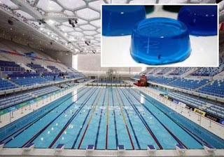 Η μετατροπή μιας ολυμπιακής πισίνας σε... ζελέ! - Φωτογραφία 1