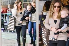 Hilary Duff: Shopping με τον δέκα μηνών γιο της (φωτό)