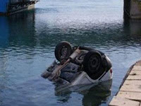 Λέρος: Πτώση αυτοκινήτου στη θάλασσα με δύο νεκρούς - Φωτογραφία 1