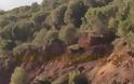 Βίντεο που σοκάρει… Δείτε πως φεύγει η πλαγιά στο Καστράκι…