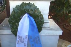 Στεφάνι τιμής για τους πεσόντες των Ιμίων