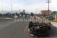 Τροχαίο στον κόμβο της Αγ. Παρασκευής - Στο νοσοκομείο οι οδηγοί
