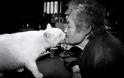 Σπάνια φιλία γιαγιάς με μια παράξενη γάτα! - Φωτογραφία 7
