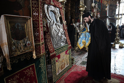 2651 - Φωτογραφίες από την αγρυπνία στην Ιερά Μονή Βατοπαιδίου για την Παναγία την Παραμυθία - Φωτογραφία 3