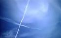 Οι παράξενοι σχηματισμοί σε σχήμα Χ των chemtrails - Φωτογραφία 10