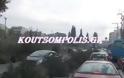 Ατύχημα στην οδό Λαγκαδά Θεσσαλονίκης μέρα μεσημέρι [video]