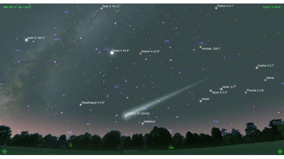 Βίντεο: Δείτε τον κομήτη Ison(Θεωρείται το αστρονομικό γεγονός του 2013) - Φωτογραφία 2