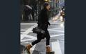 Katie Holmes: Βόλτα στην χιονισμένη Νέα Υόρκη (φωτό)