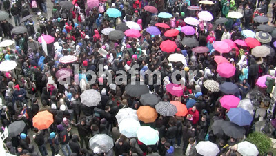 Παρέλυσε το κέντρο της Καστοριάς από την πορεία φοιτητών και πολιτών - Φωτογραφία 2