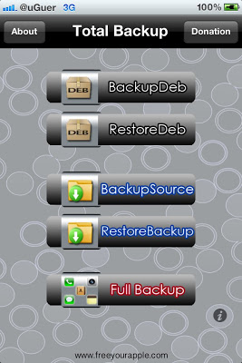 Total Backup : Cydia app free backup/restore - Φωτογραφία 1