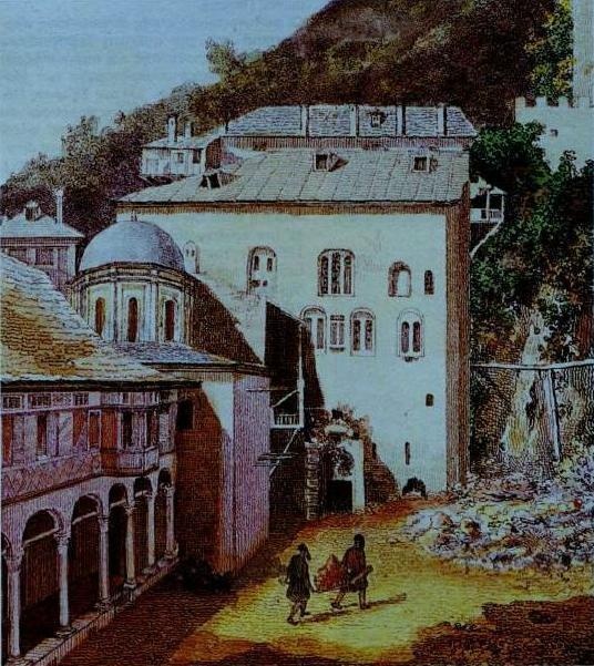2710 - Η Ιερά Μονή Αγίου Παύλου το 1835 - Φωτογραφία 2