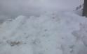 Χιονοστιβάδα στην Ευρυτανία - Φωτογραφία 4