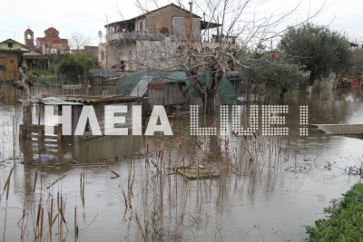 Πύργος: Στο ίδιο έργο θεατές – Πλημμύρησαν ξανά περιοχές της πόλης (photos & video) - Φωτογραφία 7