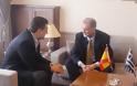 O Πρέσβης της Ισπανίας στον Περιφερειάρχη Κεντρικής Μακεδονίας