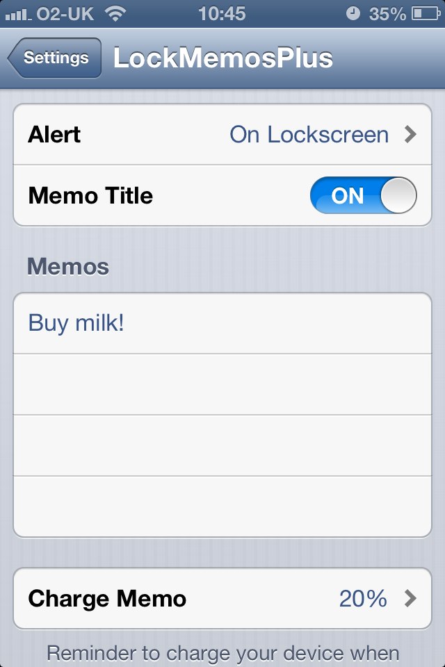 LockMemosPlus: Cydia tweak new - Φωτογραφία 2