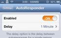 AutoResponder 2 (iOS 6+): tweak..Και αφήστε την συσκευή σας να απαντήσει