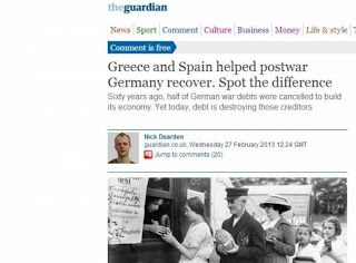 Guardian: Η Ελλάδα «έσωσε» τη Γερμανία, η Γερμανία την καταστρέφει - Φωτογραφία 1