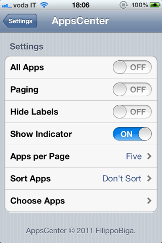 AppsCenter for NotificationCenter: Cydia tweak free - Φωτογραφία 2