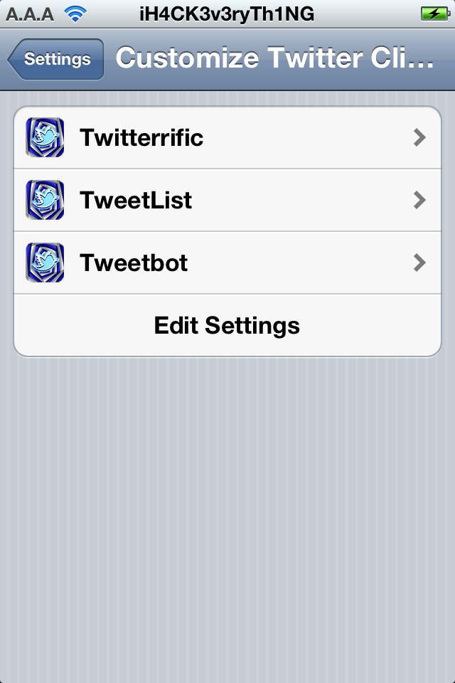 Customize Twitter Clients: Cydia tweak for twiiter - Φωτογραφία 4