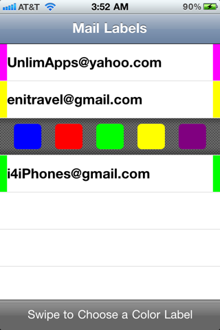 Color Mail Labels: Cydia tweak free..Οργανώστε τα Mail σας - Φωτογραφία 2
