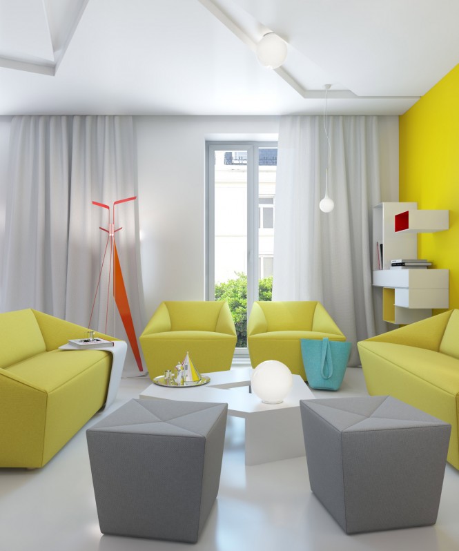Μικρό διαμέρισμα με έντονο Χρώμα - Φωτογραφία 4