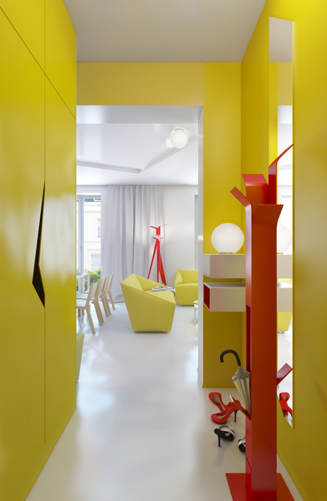 Μικρό διαμέρισμα με έντονο Χρώμα - Φωτογραφία 9