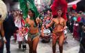 Τρεις εξωτικές Βραζιλιάνες χορεύτριες και οι Batala Atenas ξεσήκωσαν το κέντρο της Πάτρας - Φωτογραφία 1