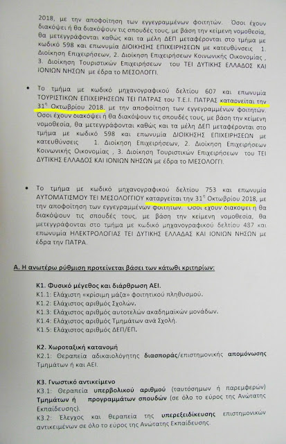 Ο νέος χάρτης των ΤΕΙ στην Ηλεία: Γεωπονία στην Αμαλιάδα – Διάσπαση για το Πληροφορικής & ΜΜΕ στον Πύργο - Φωτογραφία 5